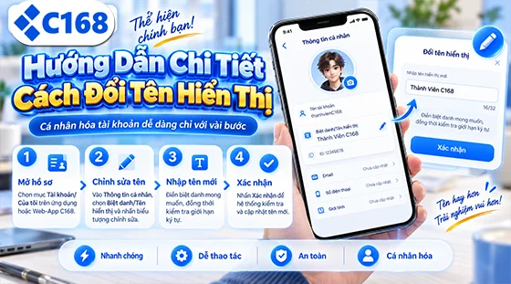 Hướng dẫn chi tiết cách đổi tên hiển thị