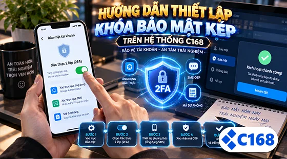 Hướng dẫn thiết lập khóa bảo mật kép trên hệ thống C168