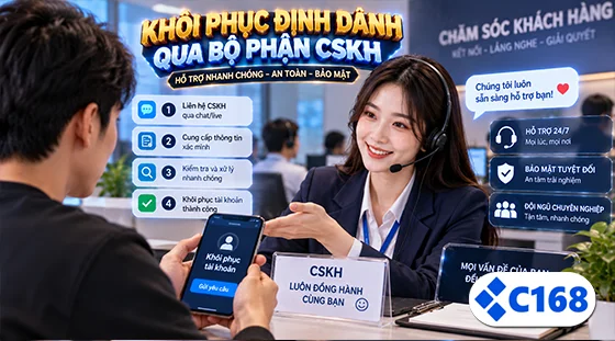 Khôi phục định danh qua bộ phận chăm sóc khách hàng