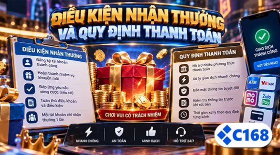 Điều kiện nhận thưởng và quy định thanh toán