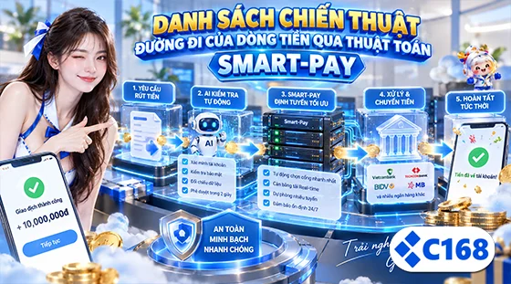 Đường đi của dòng tiền qua thuật toán Smart-Pay