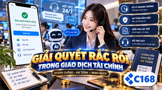 Giải quyết rắc rối trong giao dịch tài chính