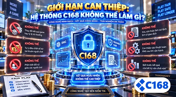 Giới hạn can thiệp: Hệ thống C168 không thể làm gì?