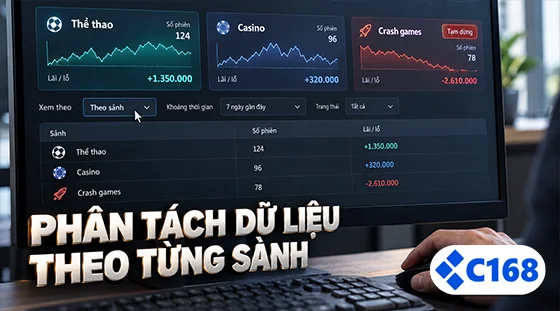 Phân tách dữ liệu theo từng sảnh hoặc thể loại