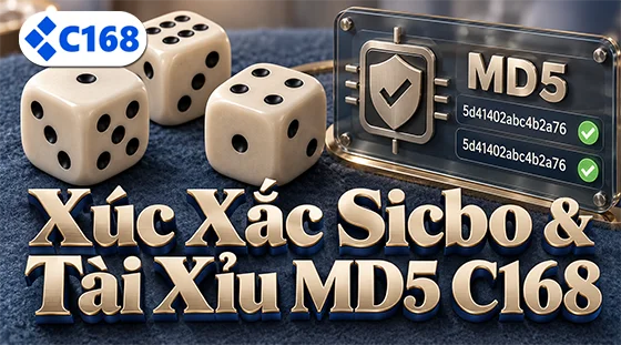 Giải Mã Xúc Xắc Sicbo & Tài Xỉu MD5 C168