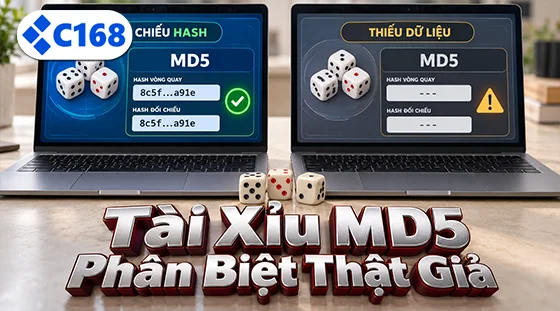 Phân biệt Tài xỉu MD5 chuẩn