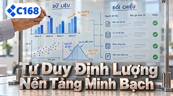 Tư duy định lượng kết hợp với nền tảng minh bạch