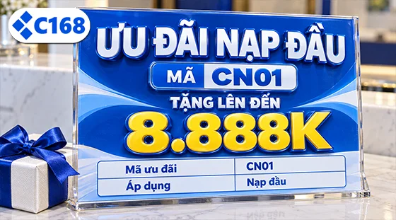 Bảng ưu đãi nạp đầu mã CN01 tặng lên đến 8.888K